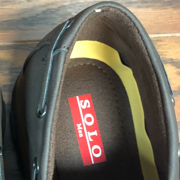 Solo Men’s Fred Boat Shoes - Picture 3 of 6